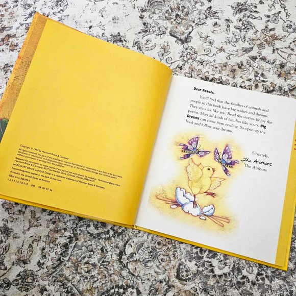 "Warm Friends" and "Big Dreams". Children's Book Set of 2. Harcourt Brace. - Picture 5 of 16